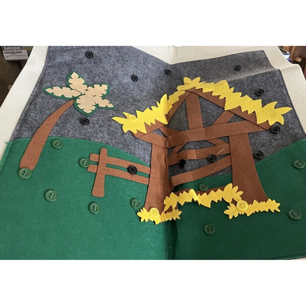 Nativity Christmas Advent Calendar for Kids, Hanging Felt Countdown to Christmas
